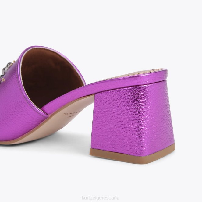 Kurt Geiger mujer Ojo de bloque de oliva de Londres 2LPR666 | calzados fucsia